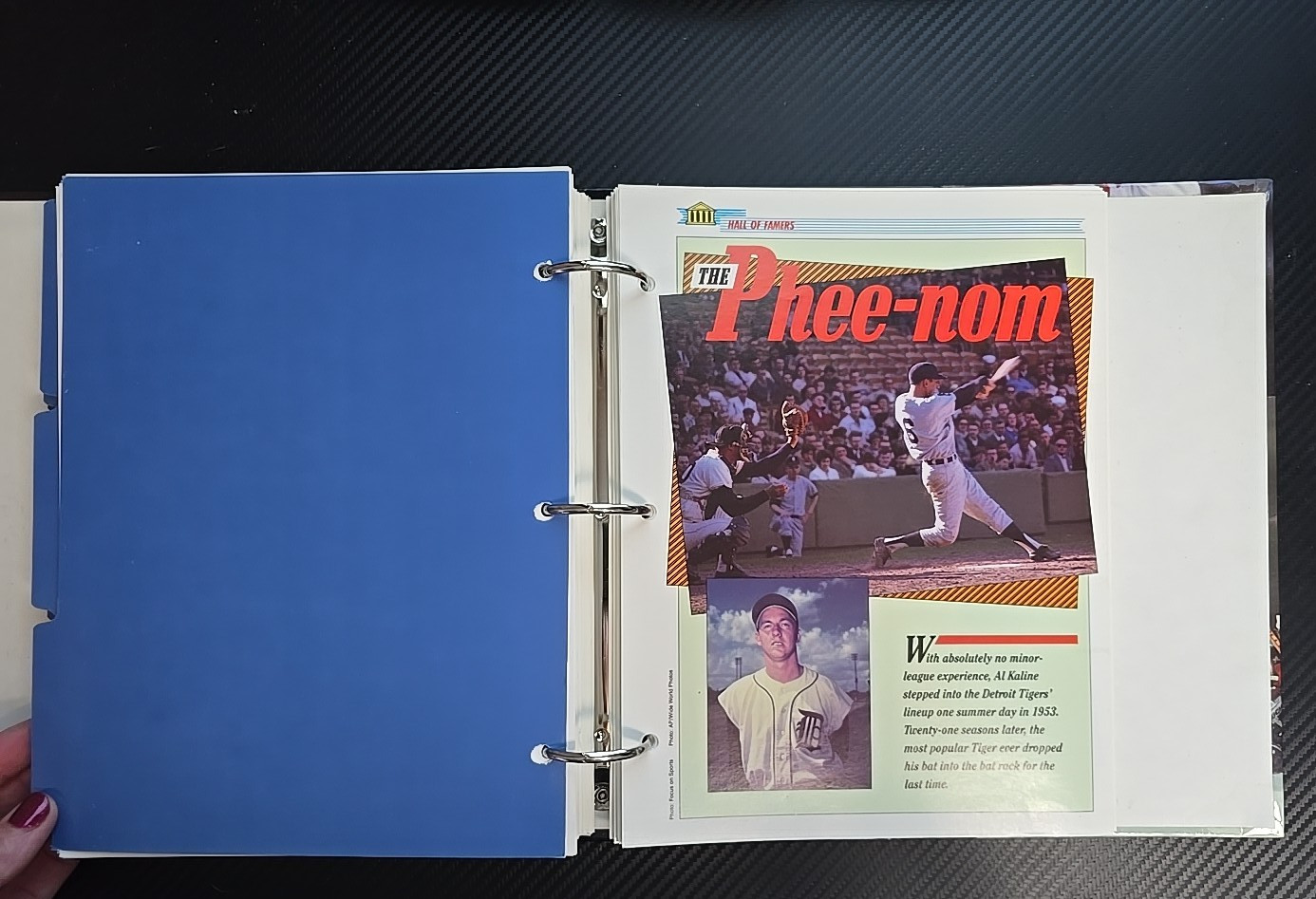 Vintage 1996 « Sports Pages: The Book For Sports Fans » Collector&rsquo;s Hardcover Bind