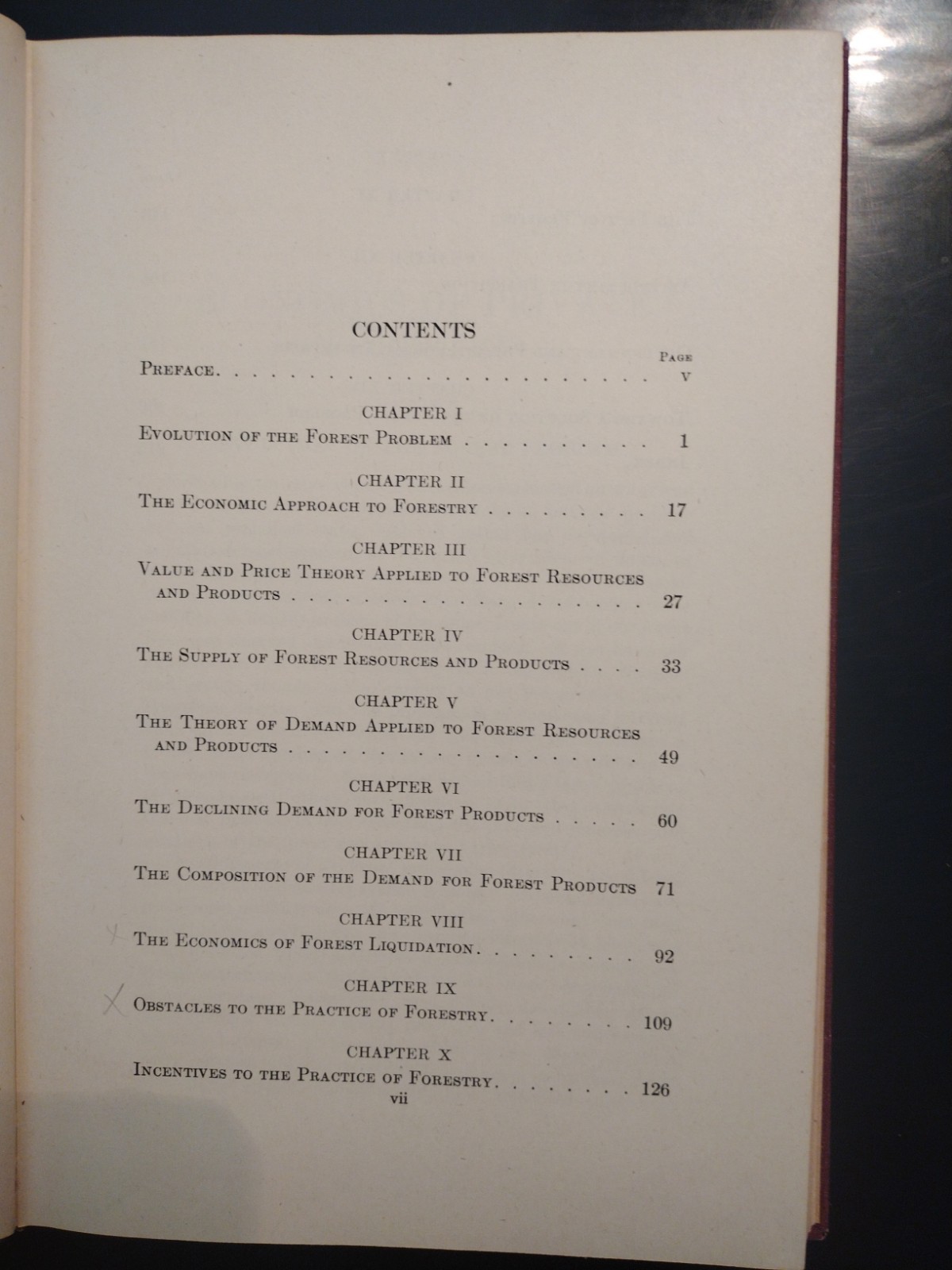 Economics of Private Forestry. Ralph W. Marquis, Ph. D. 1939. HC (Resources)