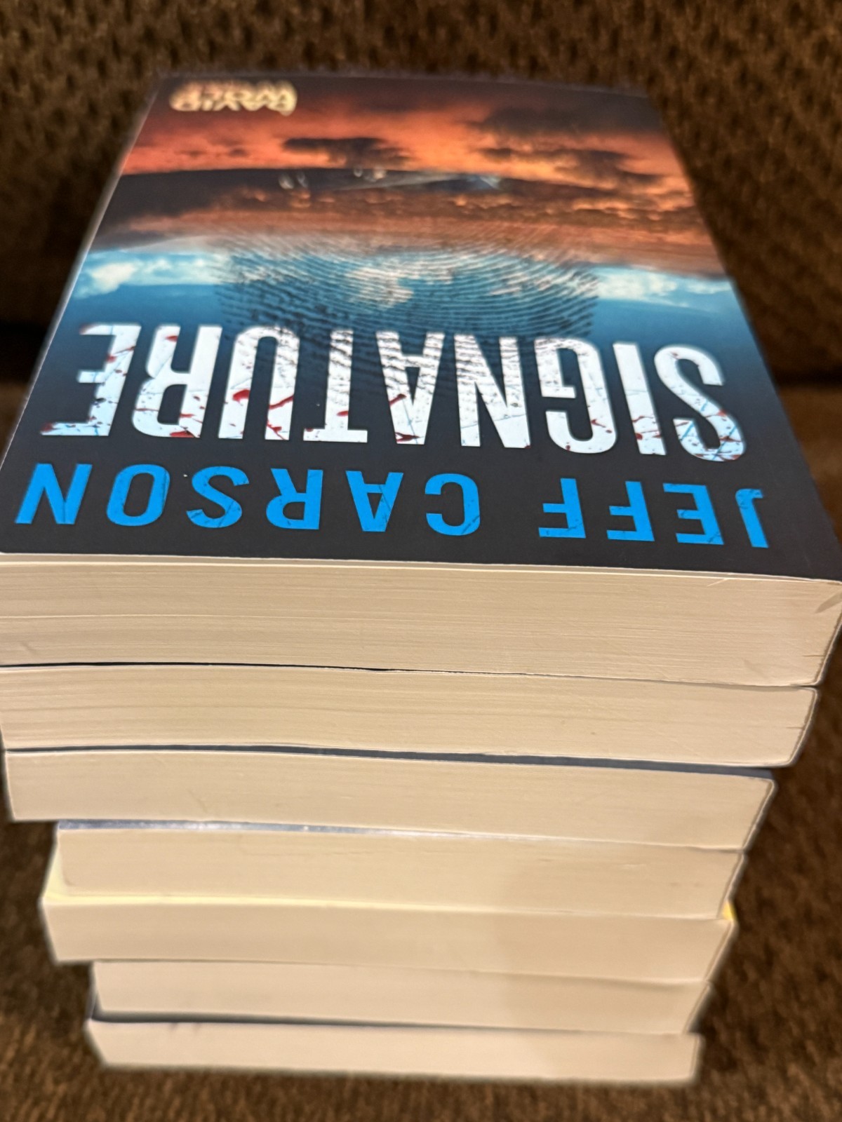 Lot Of 7 David Wolf Series (books 3 8 9 10 11 12 14) By Jeff Carson – paperbacks