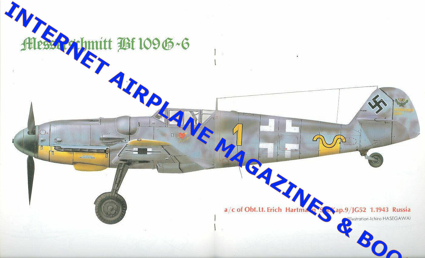 KOKU FAN FAOW No.134 MESSERSCHMITT Bf109F Bf109G Bf109K DAK TROP JG DOTR DB605
