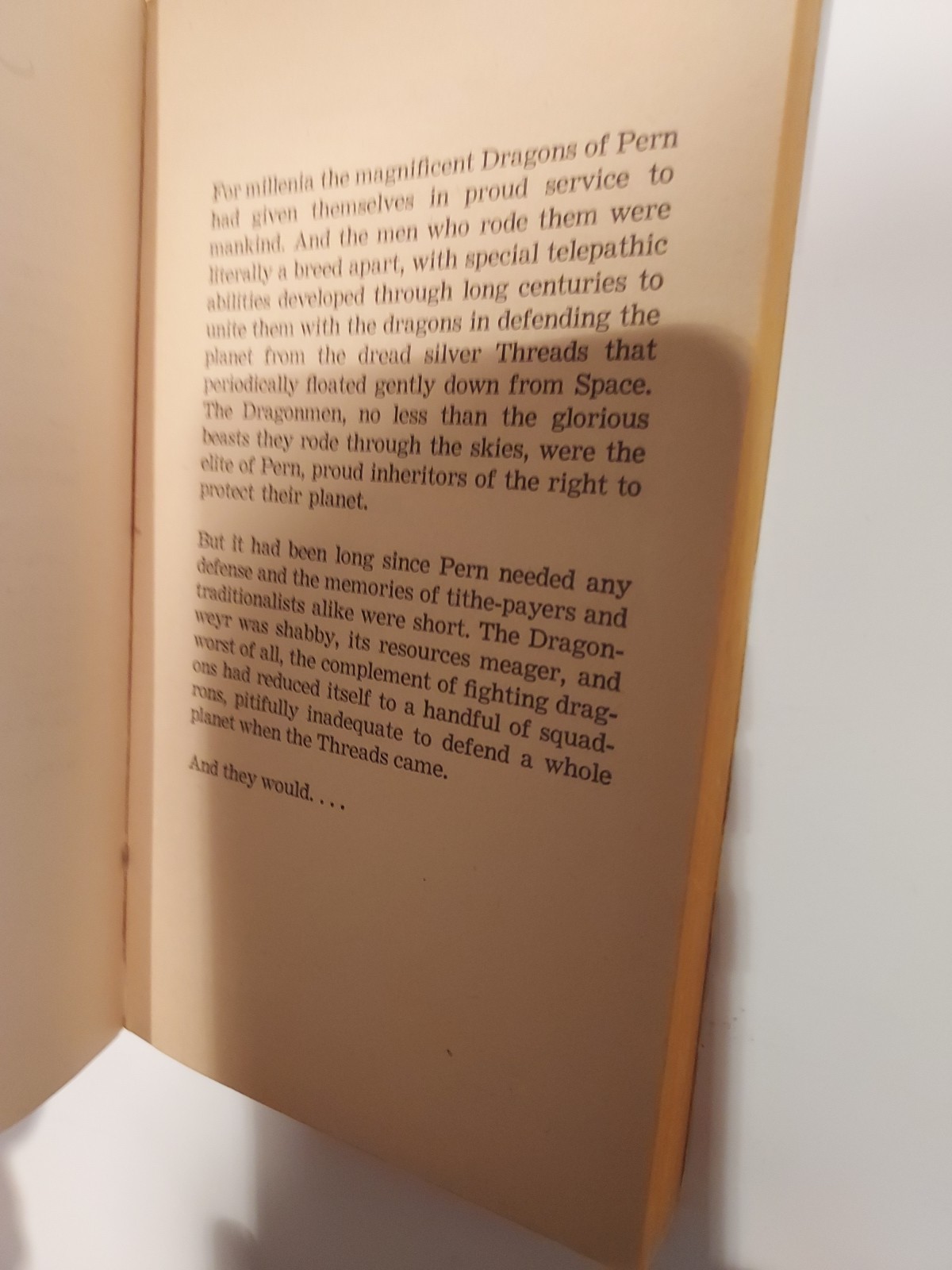 Dragonflight Anne Mccaffrey 1968 Paperback 1st Printing