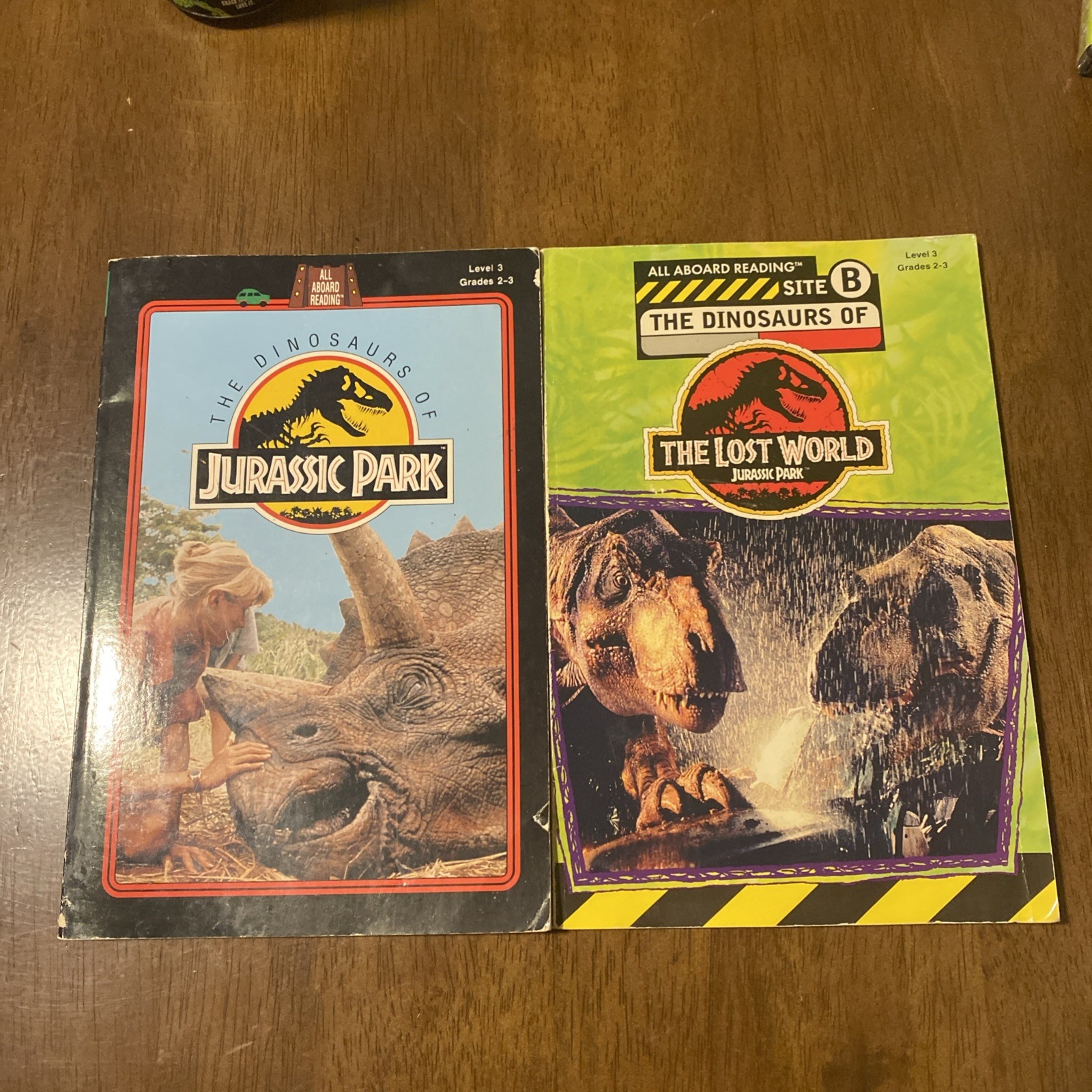 Jurassic Park Lot of 2 Children’s Books vintage