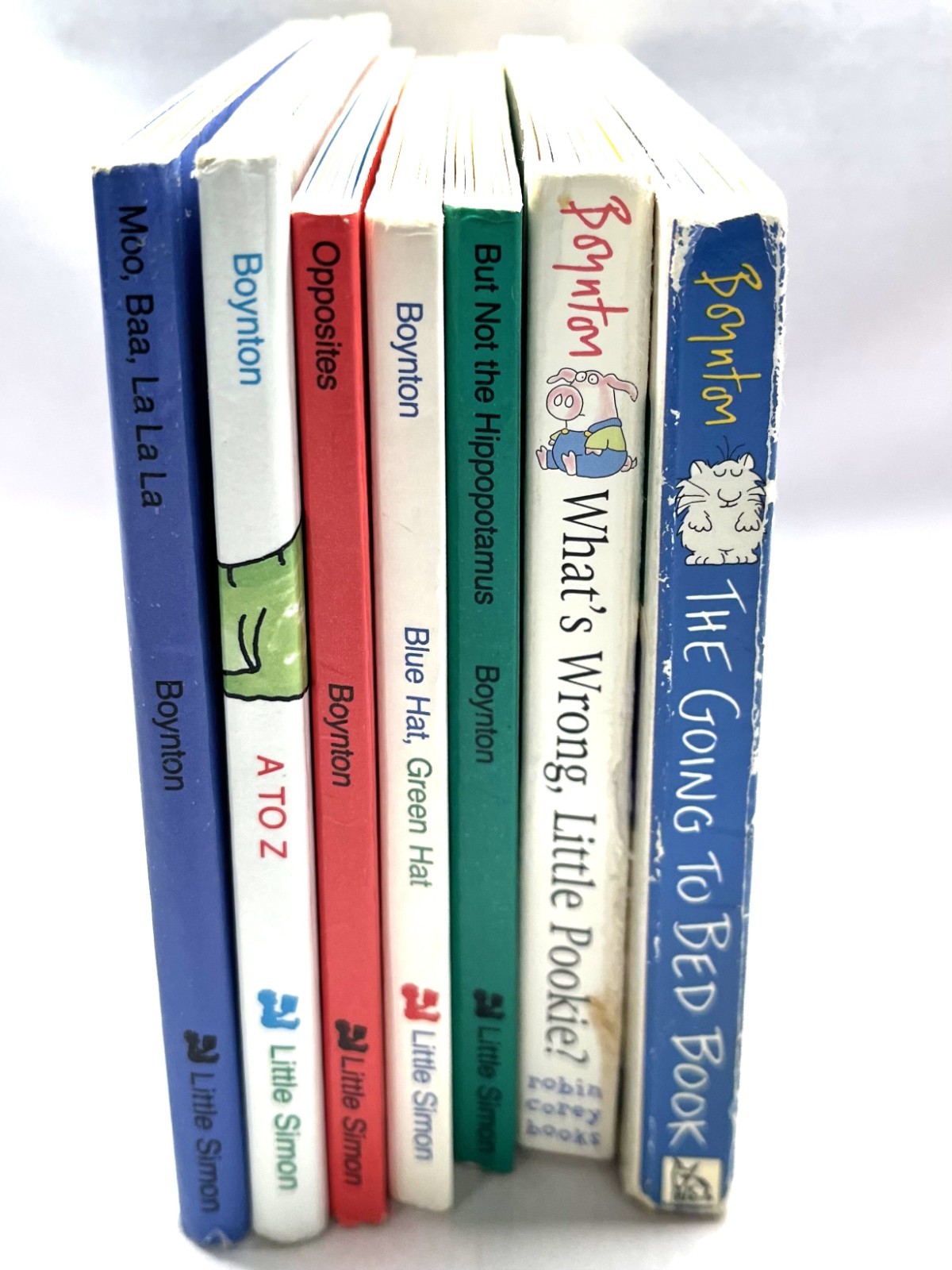 Sandra Boynton Lot 7 Board Books 5 early printings from 1980&rsquo;s, very good cond!