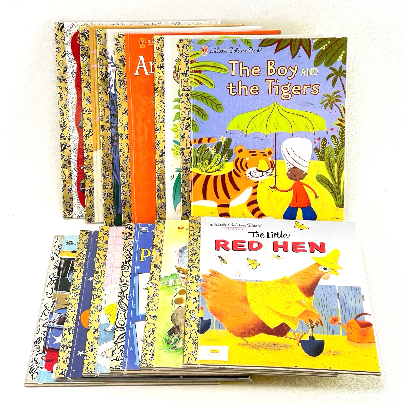 Little Golden Books Lot of 12 Classic Children&rsquo;s Books – Mixed Titles