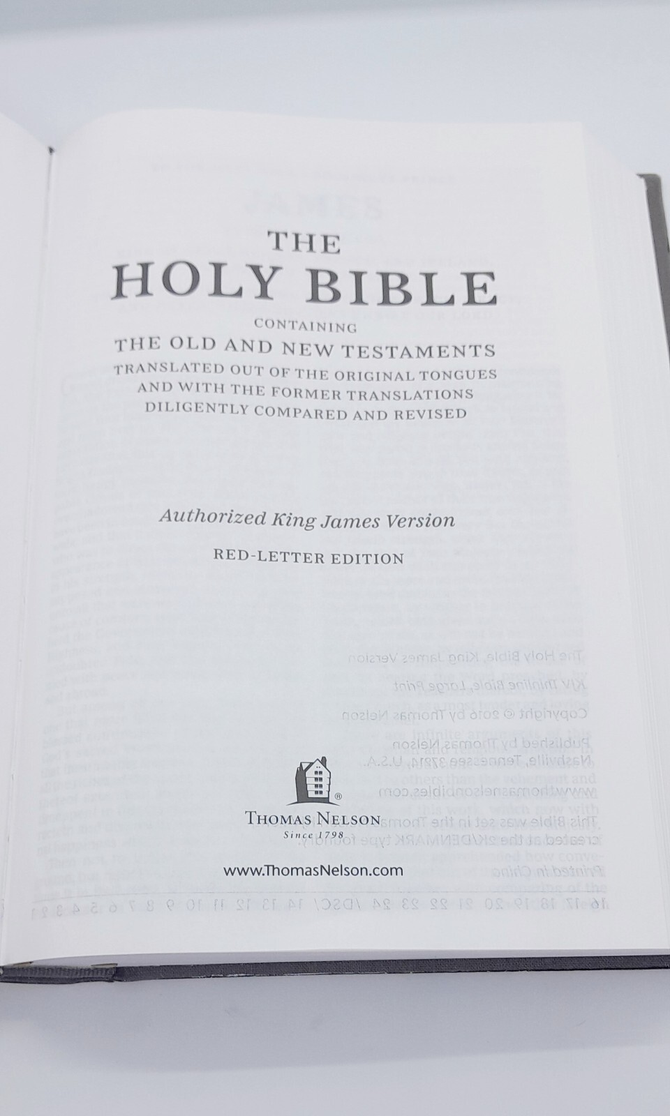 Custom KJV Bible Large Print, Hand Painted King James Gift Bible wish flower