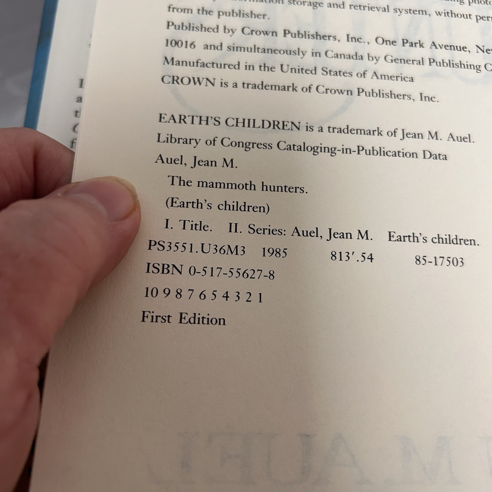 Earth&rsquo;s Children by Jean M. Auel Books 1 2 3 4 Vintage Hardcovers (T) 1st ED