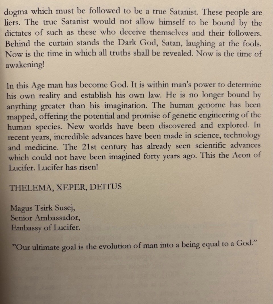 The Demonic Bible By Tsirk Susej 2005 Embassy Of Lucifer Satanism