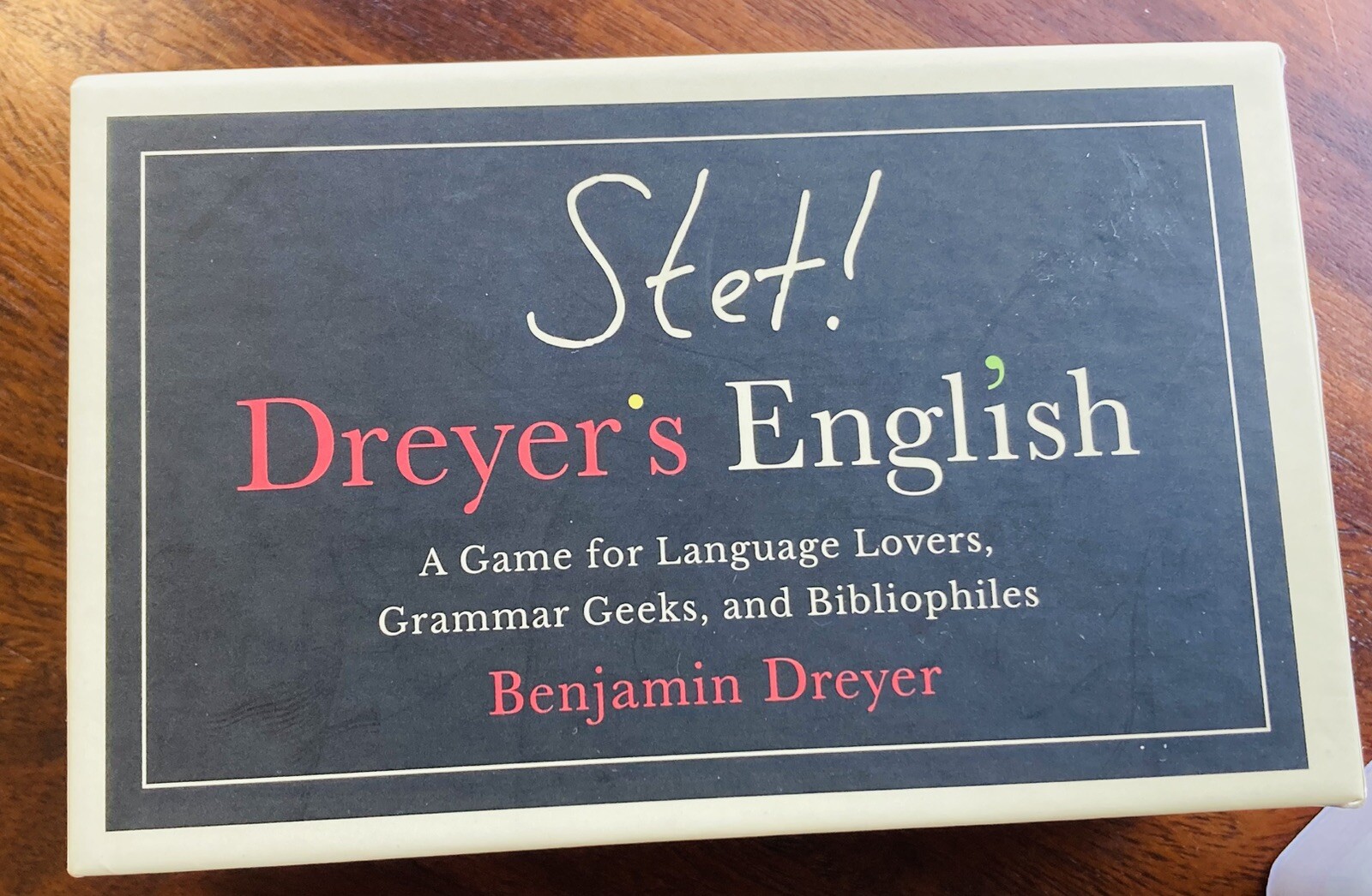 STET! Dreyer&rsquo;s English Game: Language Lovers, Grammar Geeks & Bibliophiles