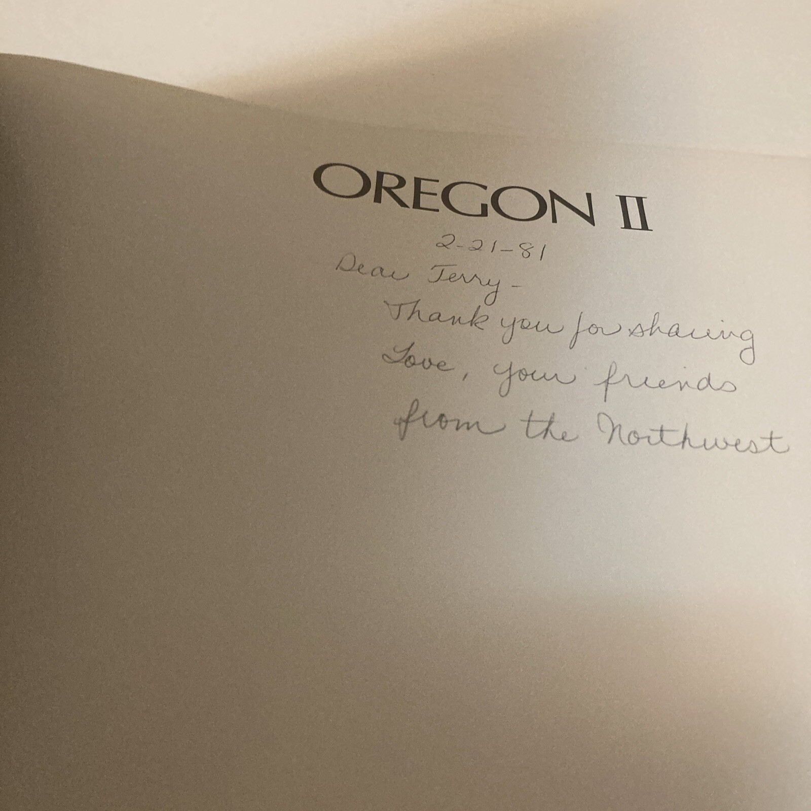 Oregon II Hardcover Large Table Top Book By Ray Atkeson With Dust Jacket…
