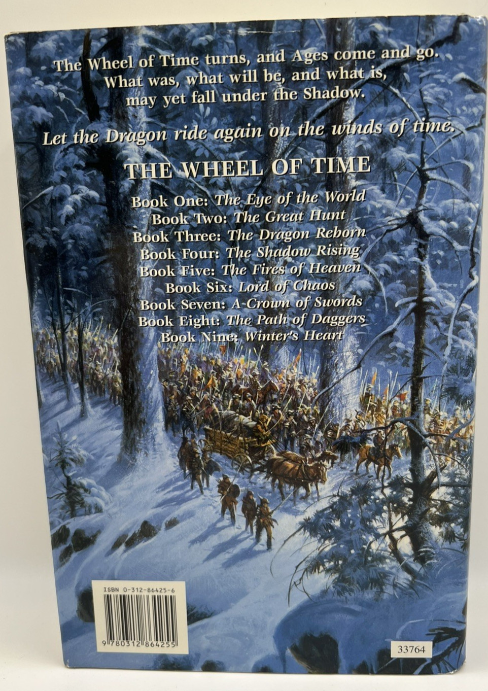 Winters Heart Robert Jordan Book 9 The Wheel of Time Hardcover Hardback