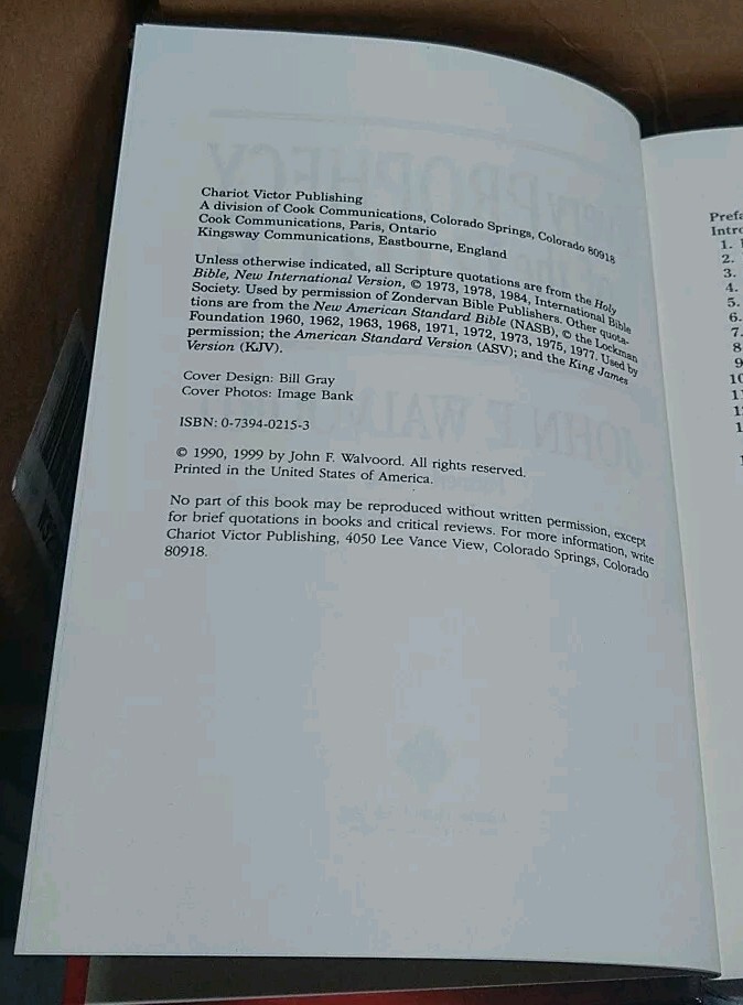 EVERY PROPHESY OF THE BIBLE John F. Walvoord 1999 Hardcover « Learn The Truth » EX