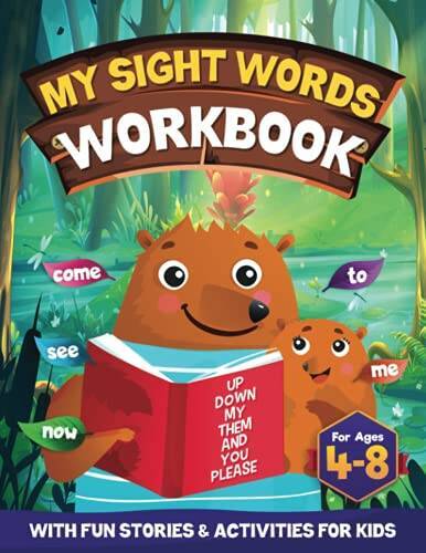 My Sight Words Workbook for Kids Ages 4-8: 200 Sight Words Story Learn – GOOD