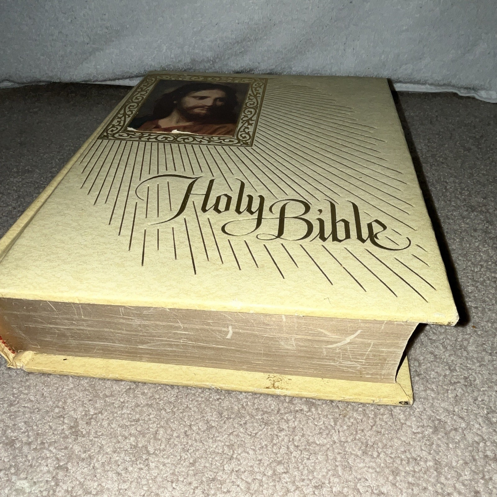 Holy Bible Fireside Family Edition Catholic NAB Illustrated Hardcover 1972-73