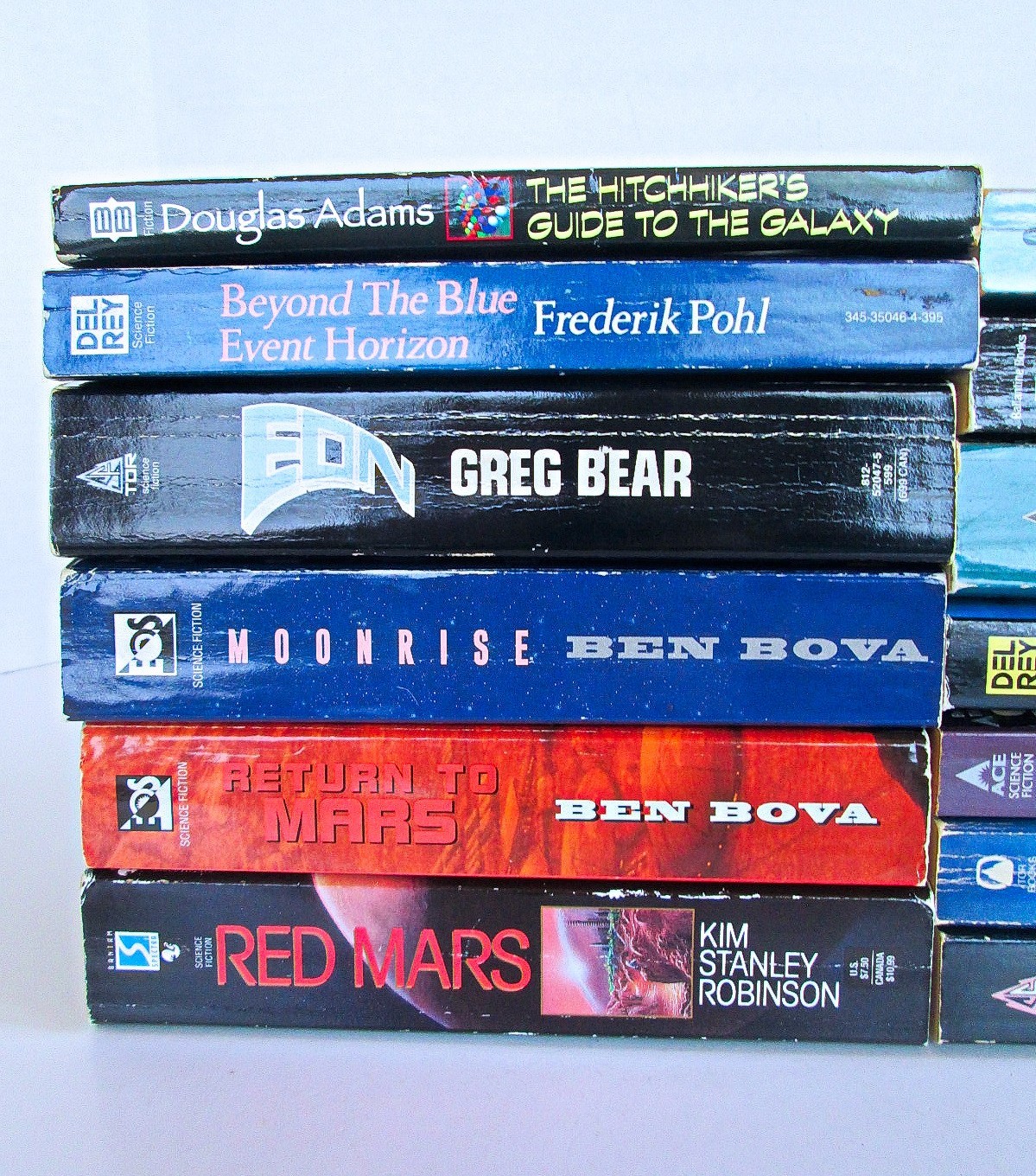 Lot of 13 Science Fiction Paperback Novels, Heinlein Pohl Card Chalker and Other