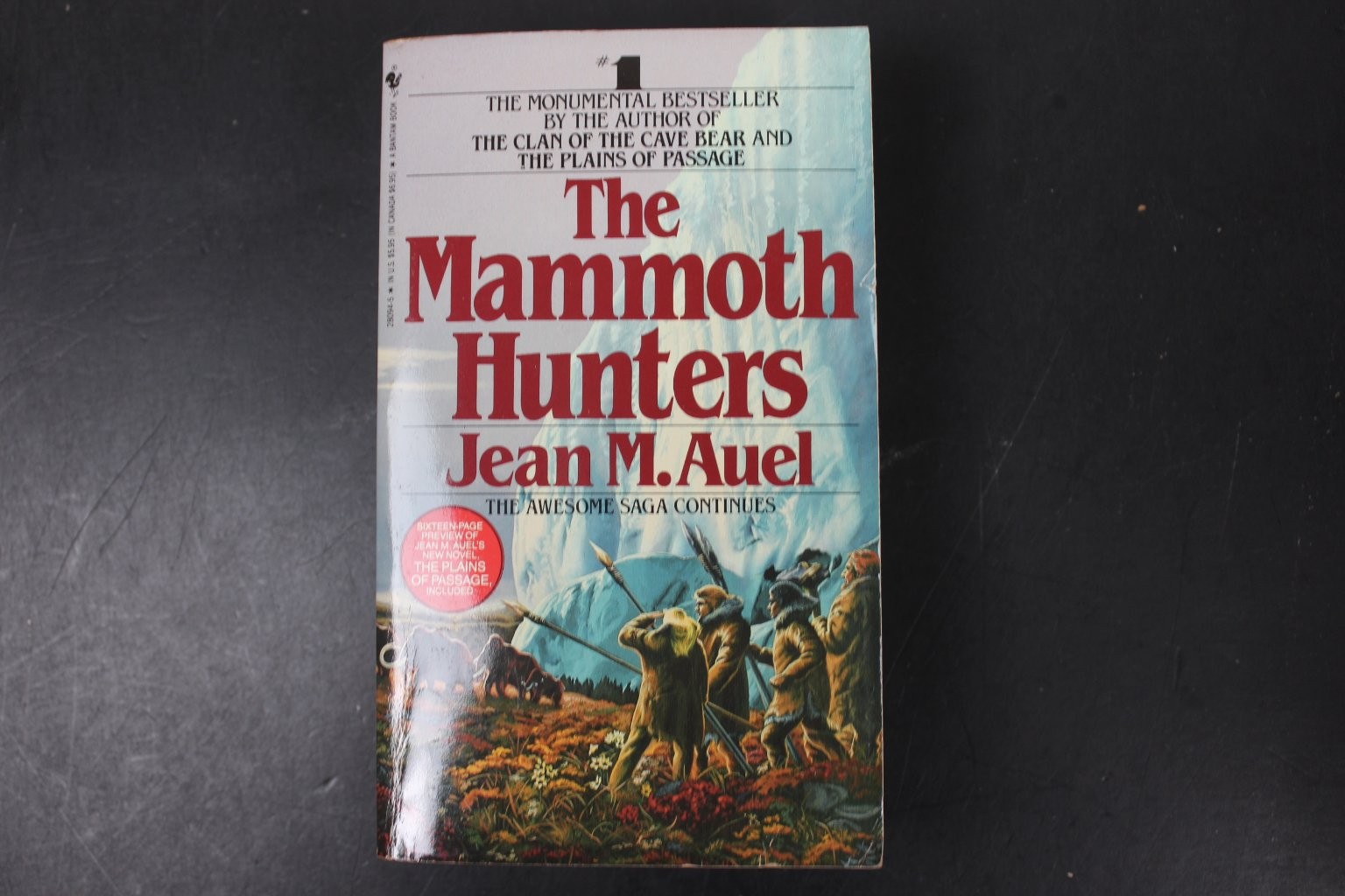 Mammoth Hunters Jean M. Auel 1986 Earth&rsquo;s Children Saga Bantam Paperback PB