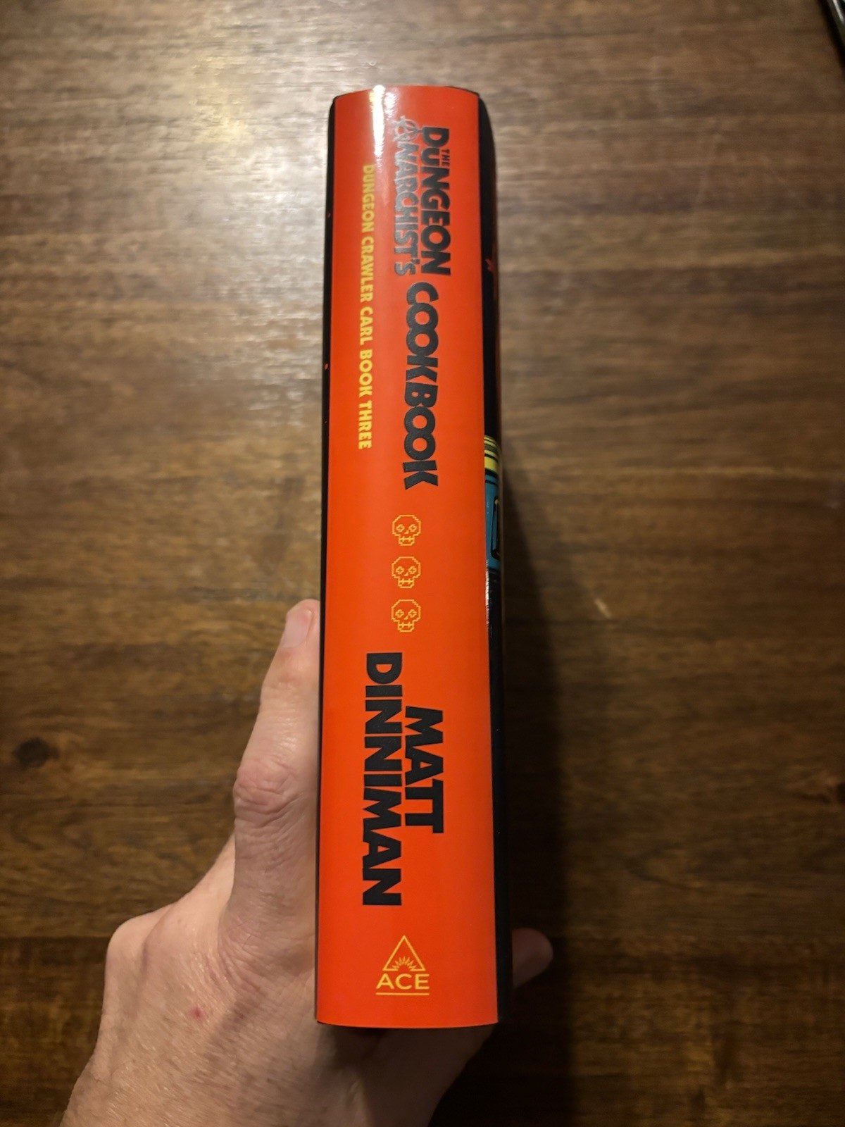 SIGNED The Dungeon Anarchist&rsquo;s Cookbook Matt Dinniman 2025 HCDJ Crawler Carl