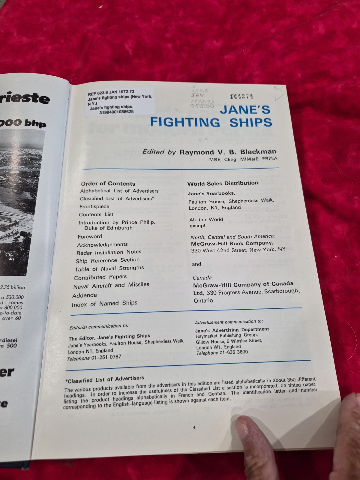Jane&rsquo;s Fighting Ships 1972-73 Seventy-Fifth Edition