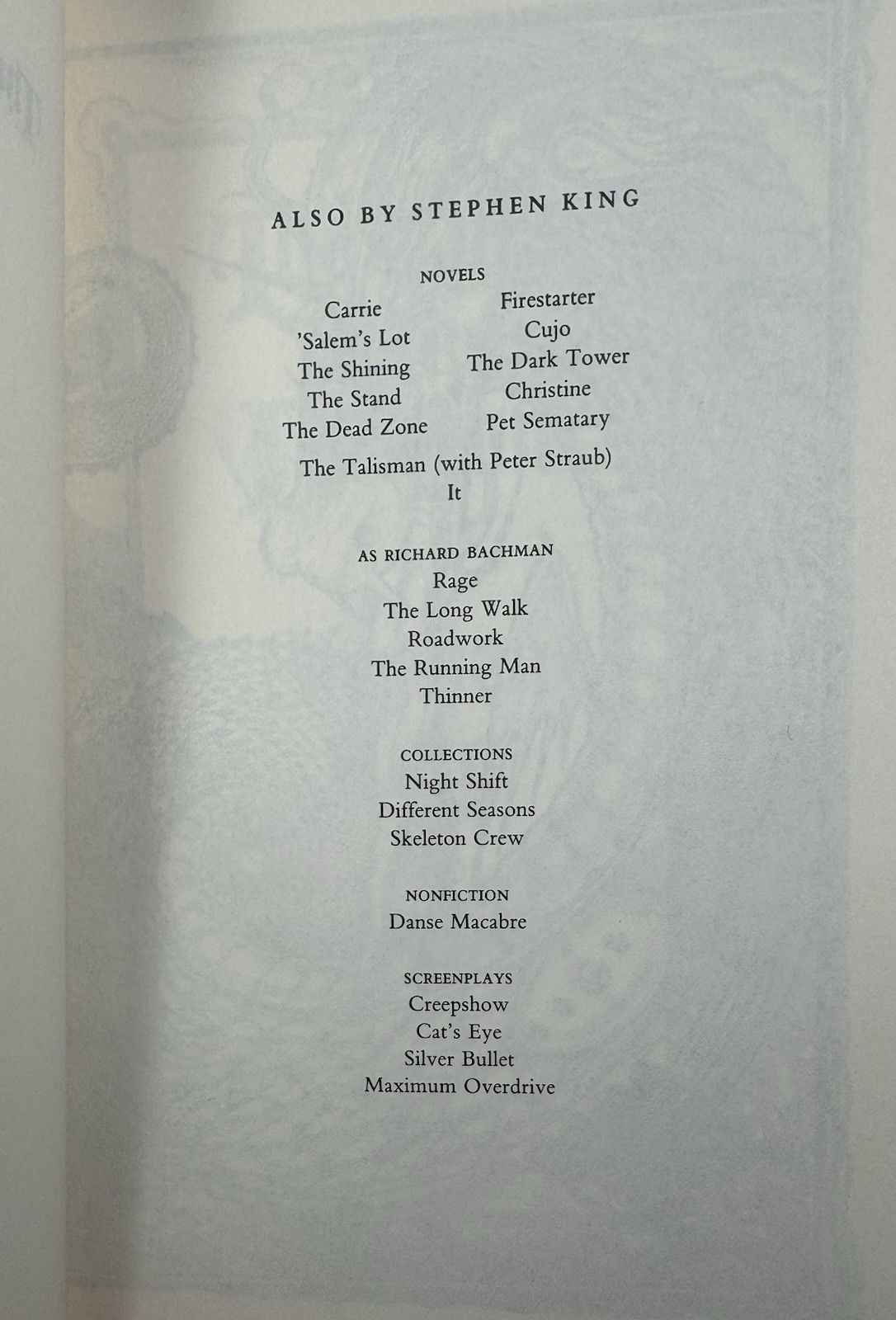 The Eyes of the Dragon by Stephen King 1987 Viking Book Club Edition (?) Exc Cd!
