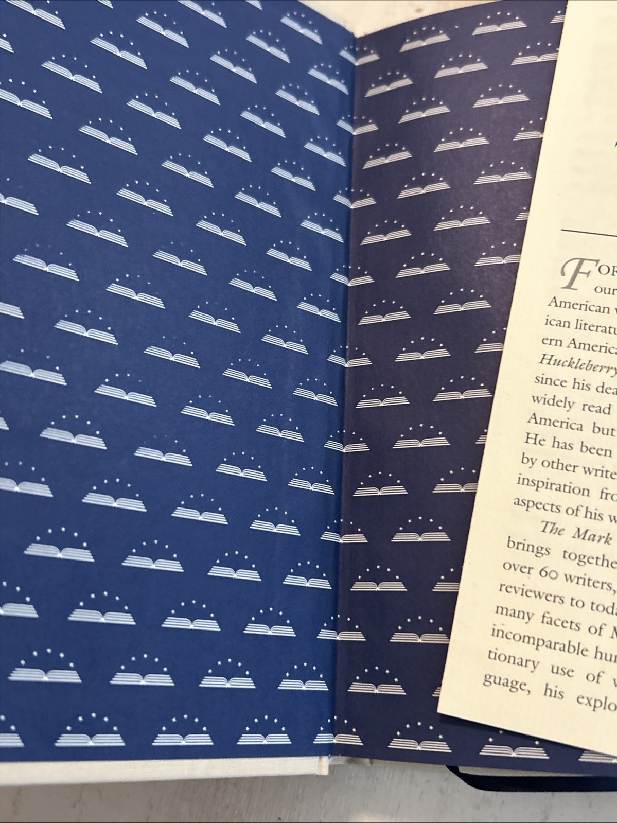 The Mark Twain Anthology Library of America 2010 First Edition Slipcover