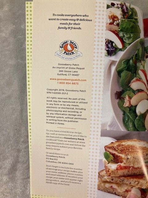 Gooseberry Patch « Smart & Easy Meal Planning » Cookbook 254 Pages Paperback 2019