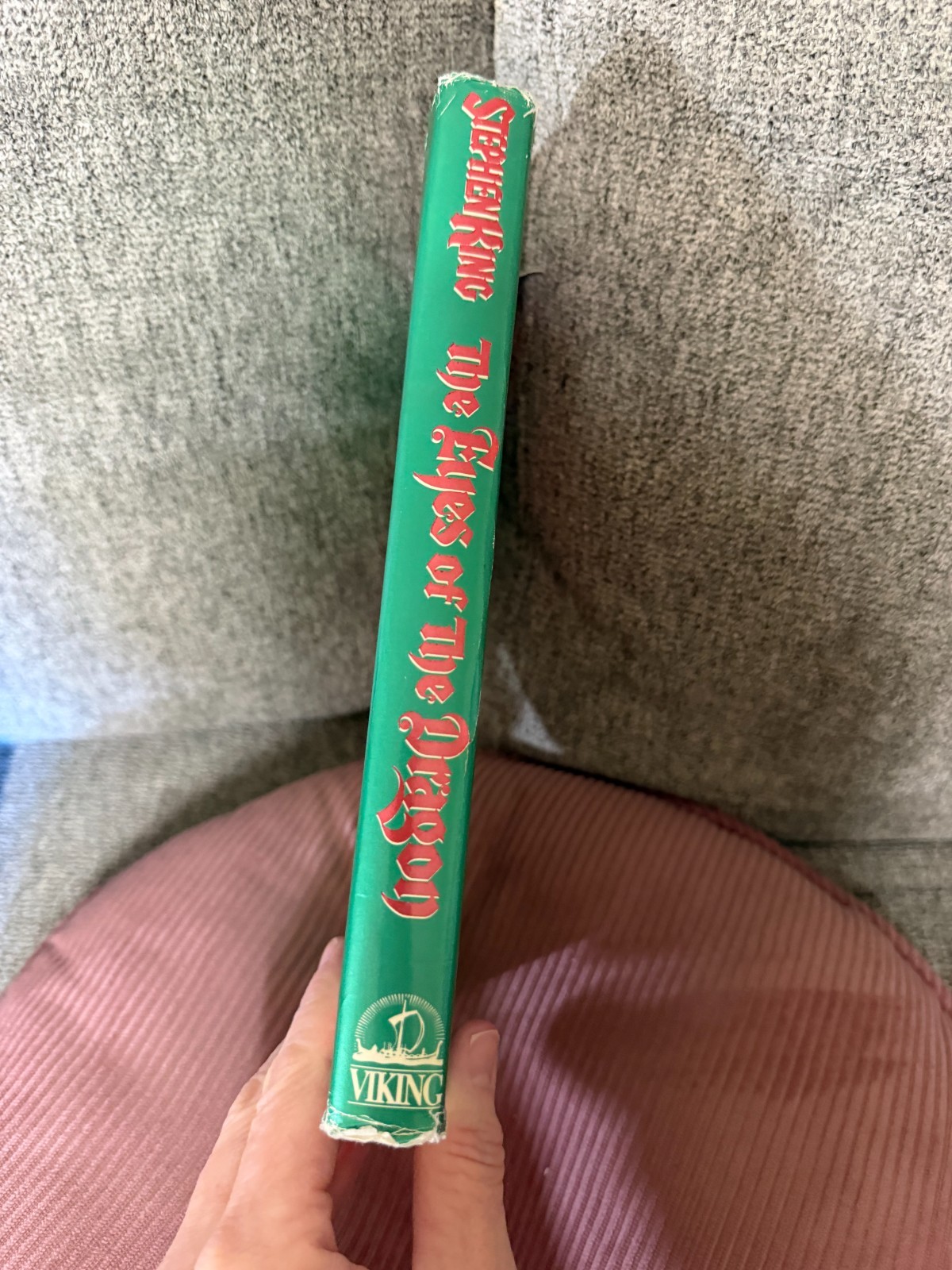The Eyes of the Dragon Stephen King 1987 HC Illustrated Worn DJ Clean Interior