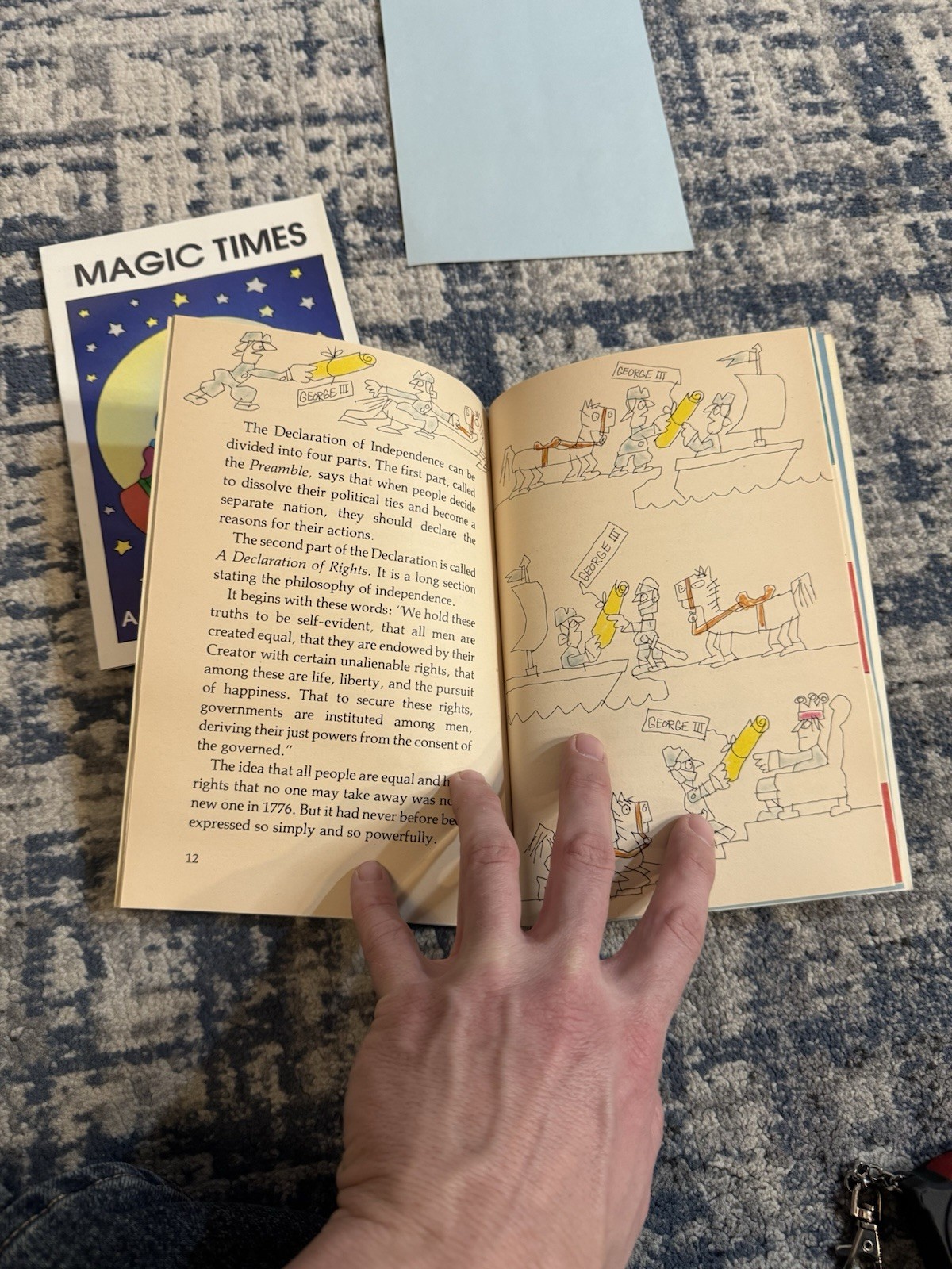 Vintage Scholastic 1980&rsquo;s TROLL BOOK CLUB Teacher FLYER BOOKLET BAG SET w/ Tape