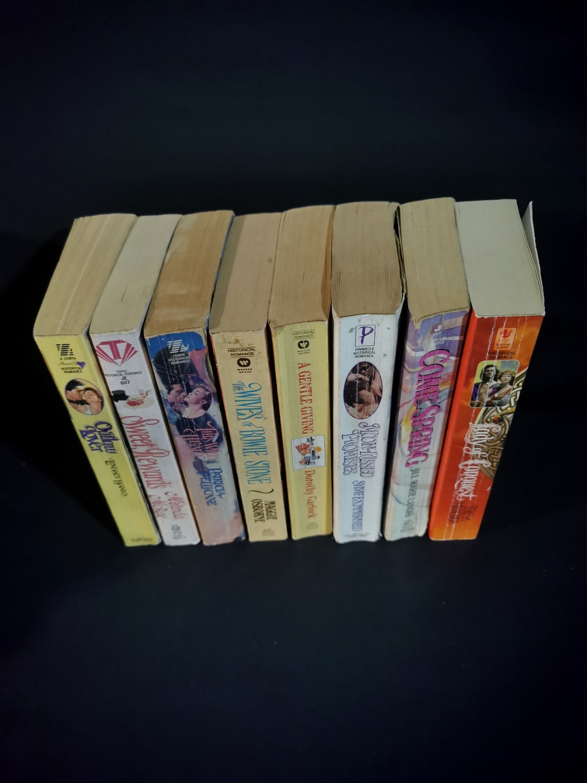 Lot Of 8 Historical Romance Novels 1990&rsquo;s Vintage Paperback