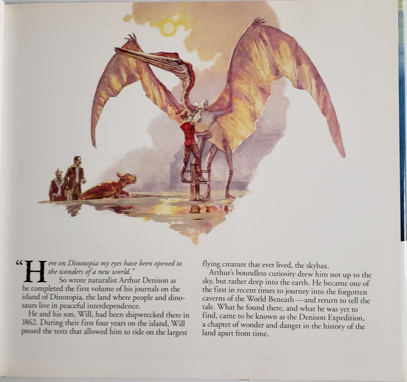 Dinosaurs « Dinotopia – The WORLD BENEATH » by James Gurney. New HC w/DJ 1st Ed.