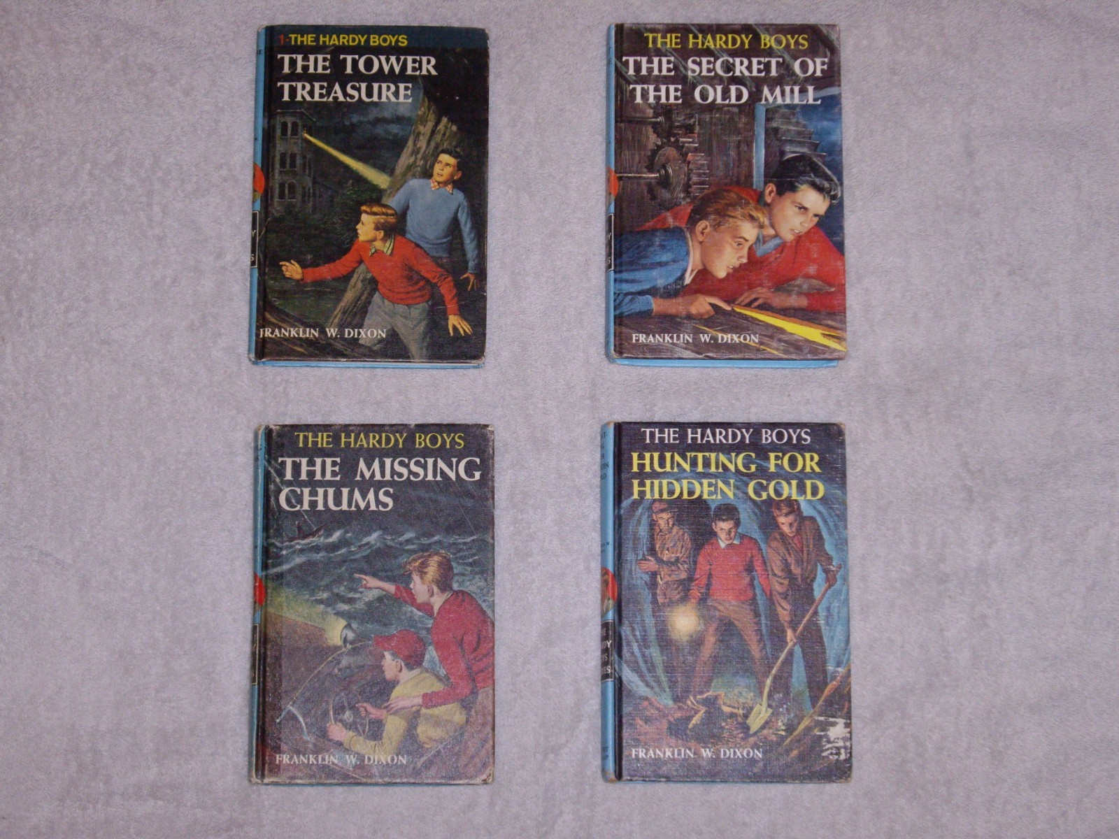 Vintage Hardcover Hardy Boys Books Blue Matte PC HC 1960&rsquo;s – 1970&rsquo;s Editions