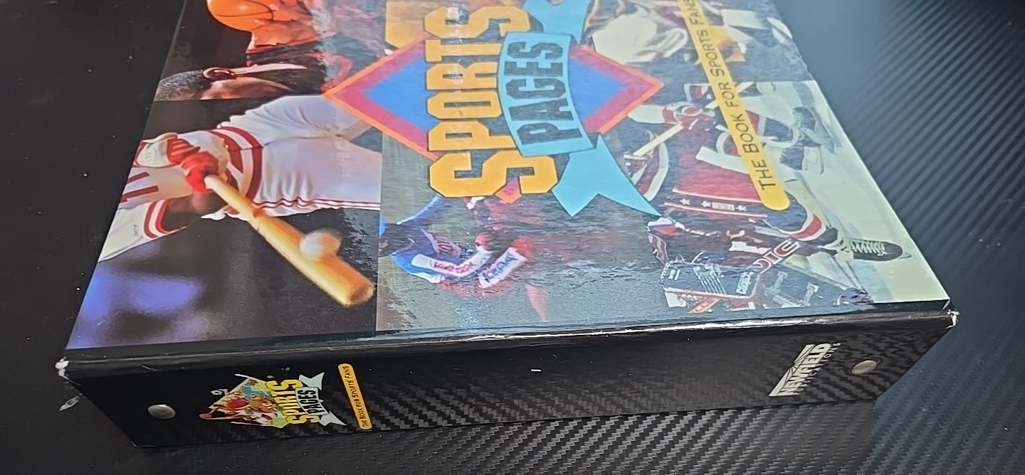 Vintage 1996 « Sports Pages: The Book For Sports Fans » Collector&rsquo;s Hardcover Bind
