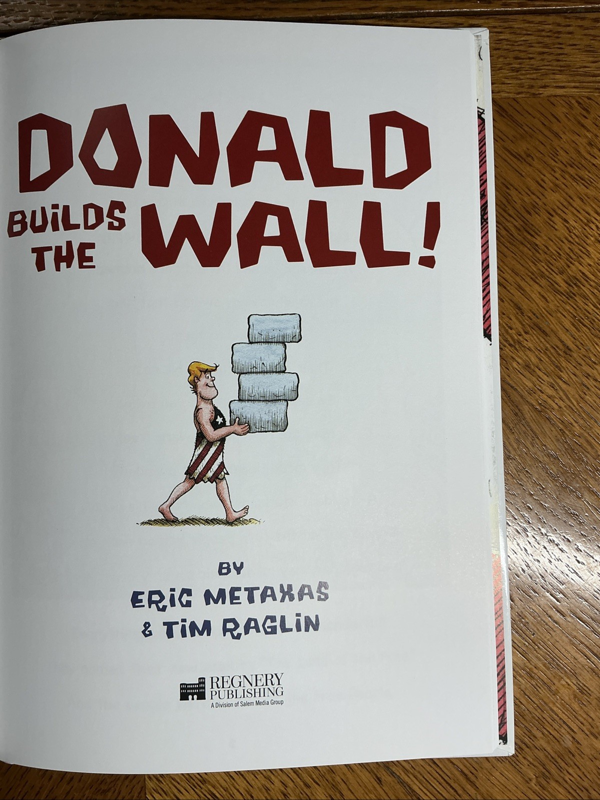 A Donald The Caveman Set:Donald Drains The Swamp, Builds The Wall, The Fake News