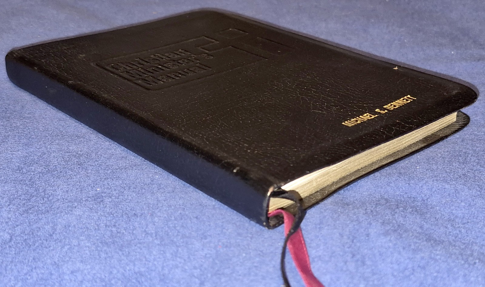 Christian Minister&rsquo;s Manual Roderick E Huron, Black Imitation Leather 1984 1991