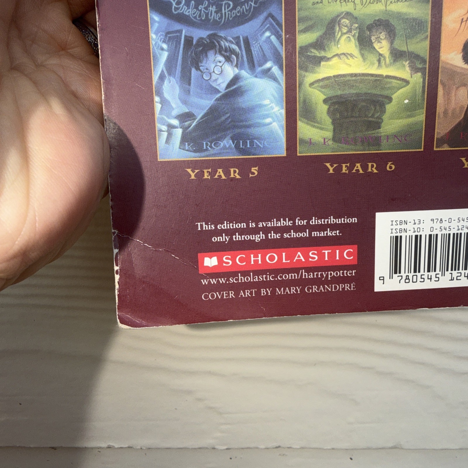 RARE Harry Potter & Sorcerer&rsquo;s Stone Scholastic ExclusiveSchool Market Edition