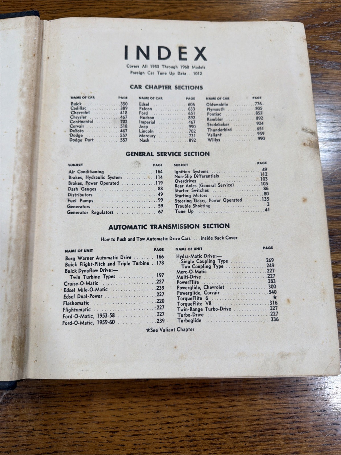 1960 Motor&rsquo;s Auto Repair Manual (covers 1953-1960) 23rd edition