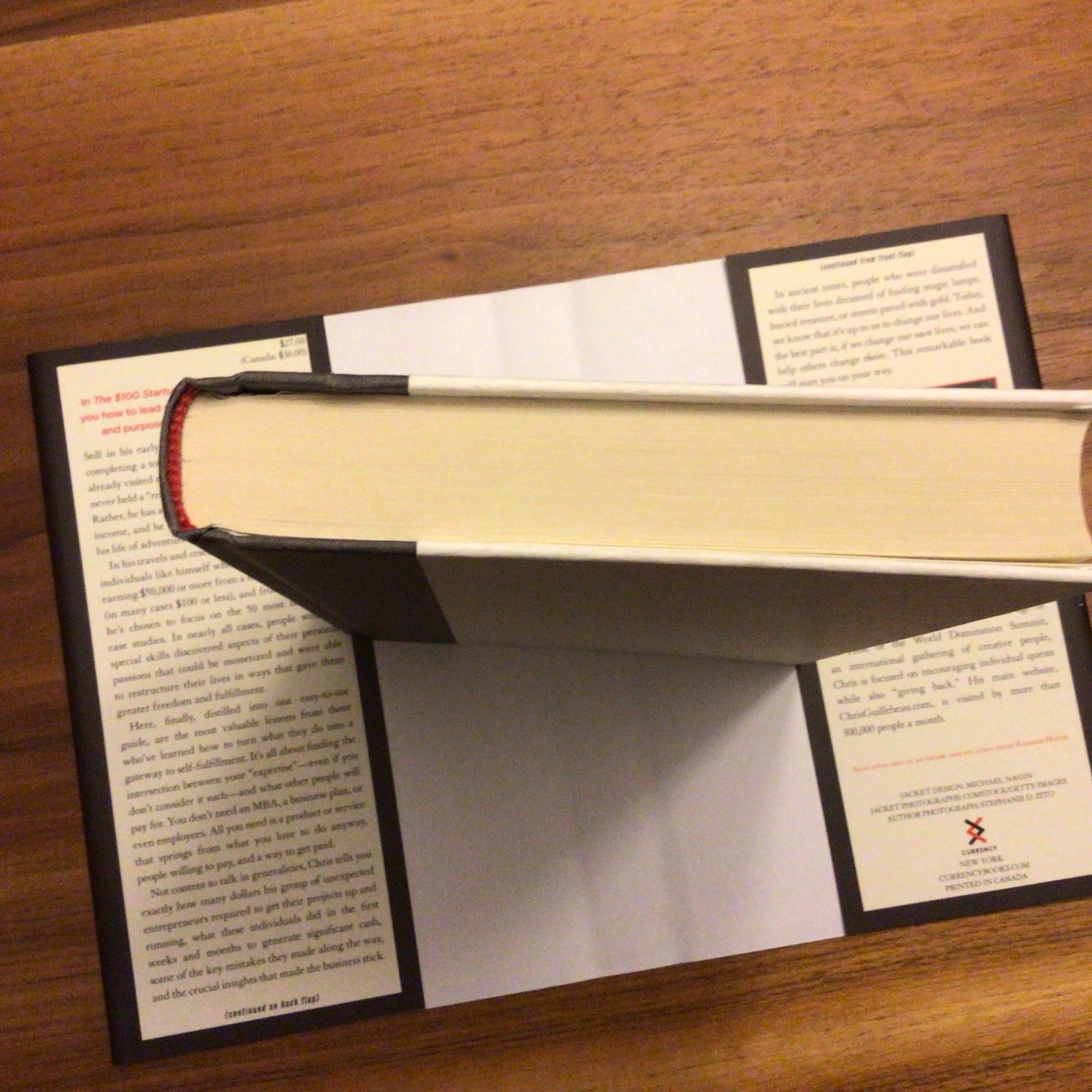The $ 100 Startup By Chris Guillebeau Hardcover Book First Edition (2012)