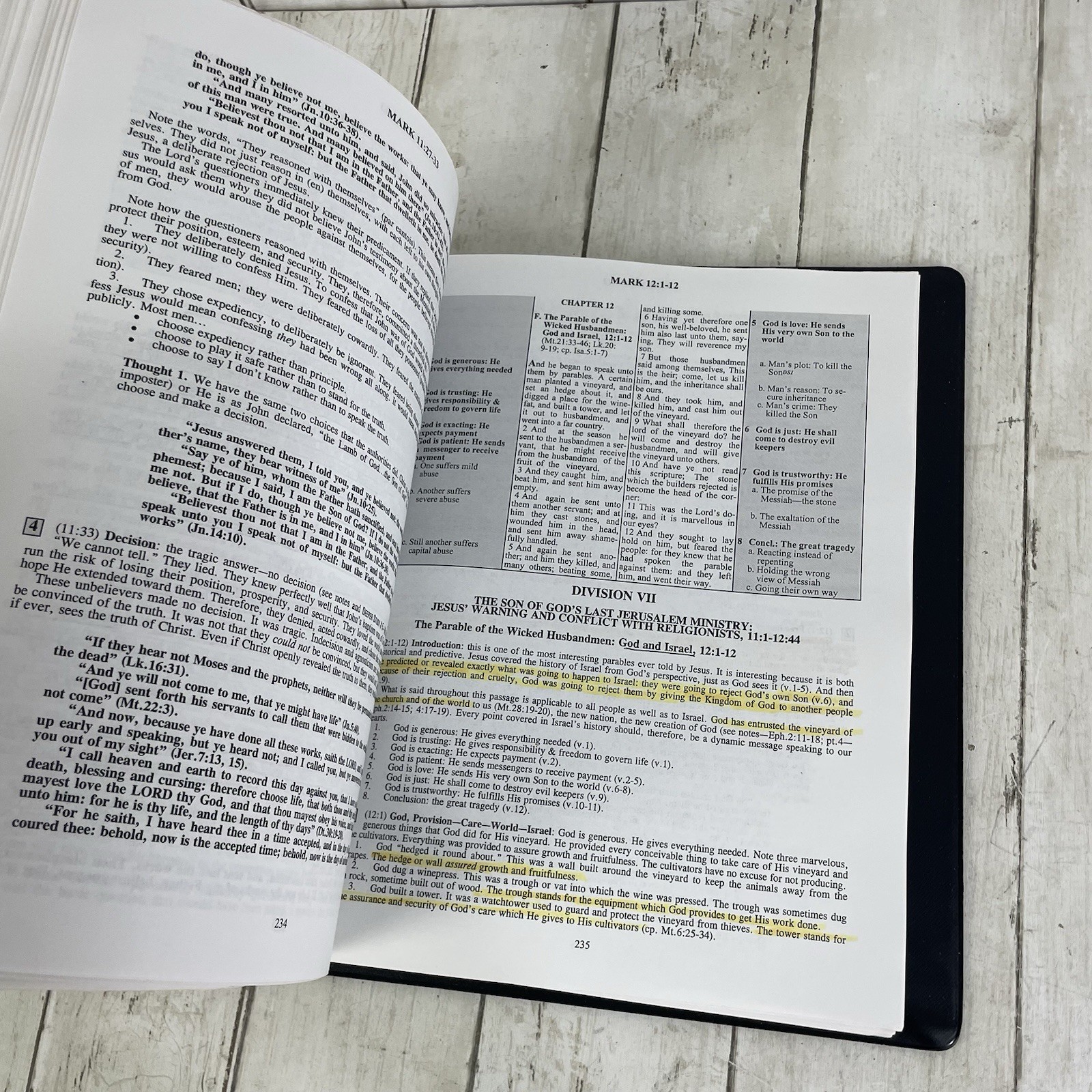 Preacher&rsquo;s Outline & Sermon Bible KJV 3-Ring Binder – Mark Volume 3