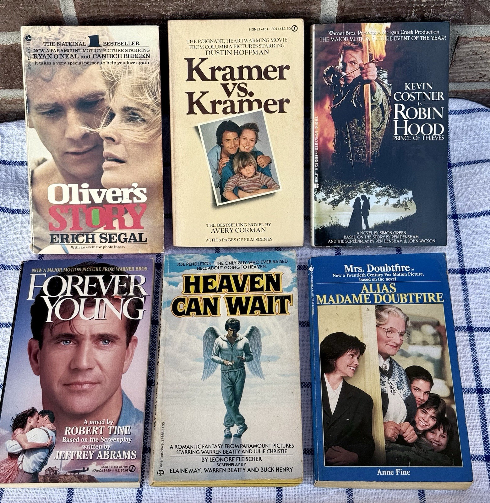 1980&rsquo;s Pbs Lot of 6 Movie Tie In Romance Family Adventure Action Kramer vs Krame