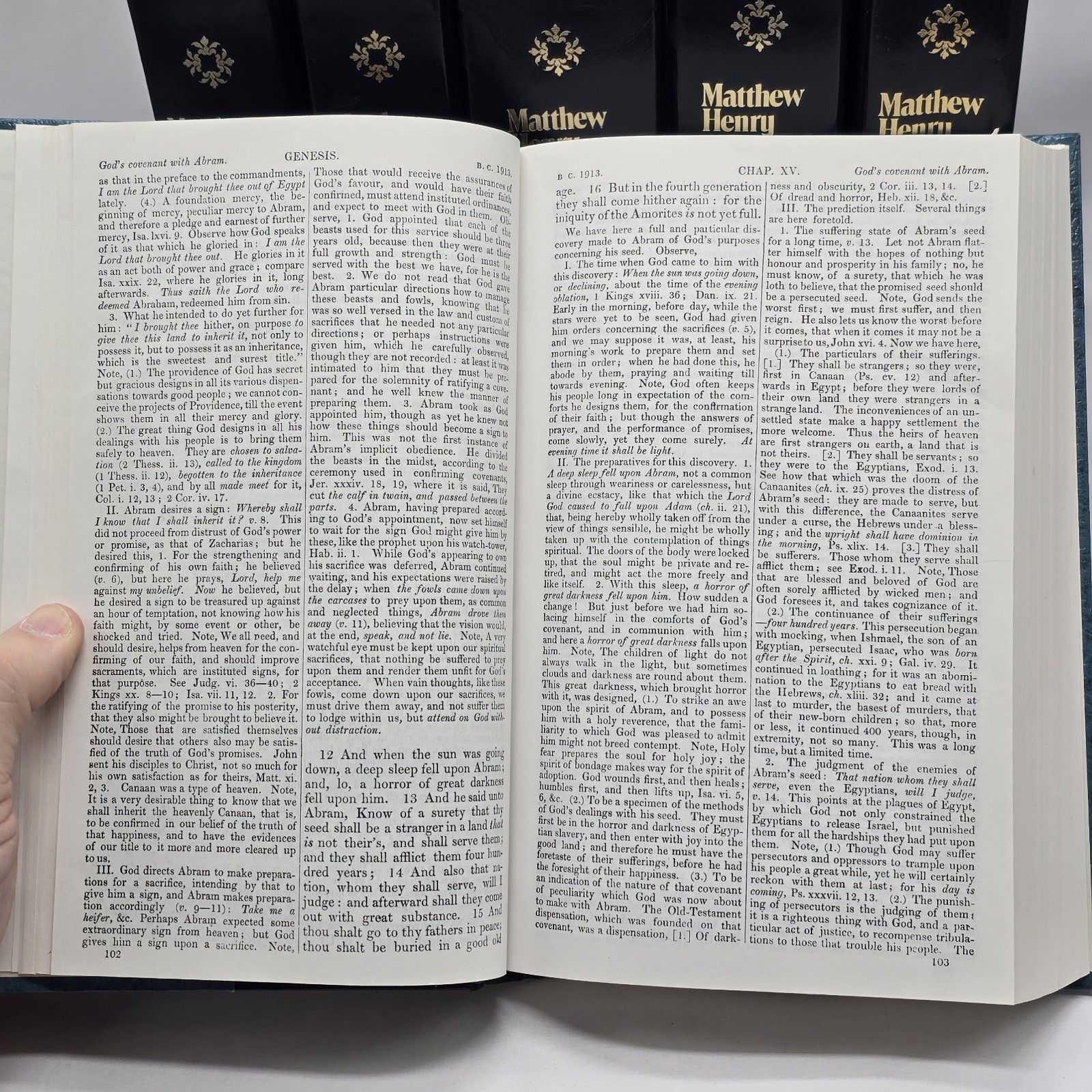 Matthew Henry&rsquo;s Commentary On The Whole Bible Vol 1-6 Complete Set Revell Vtg