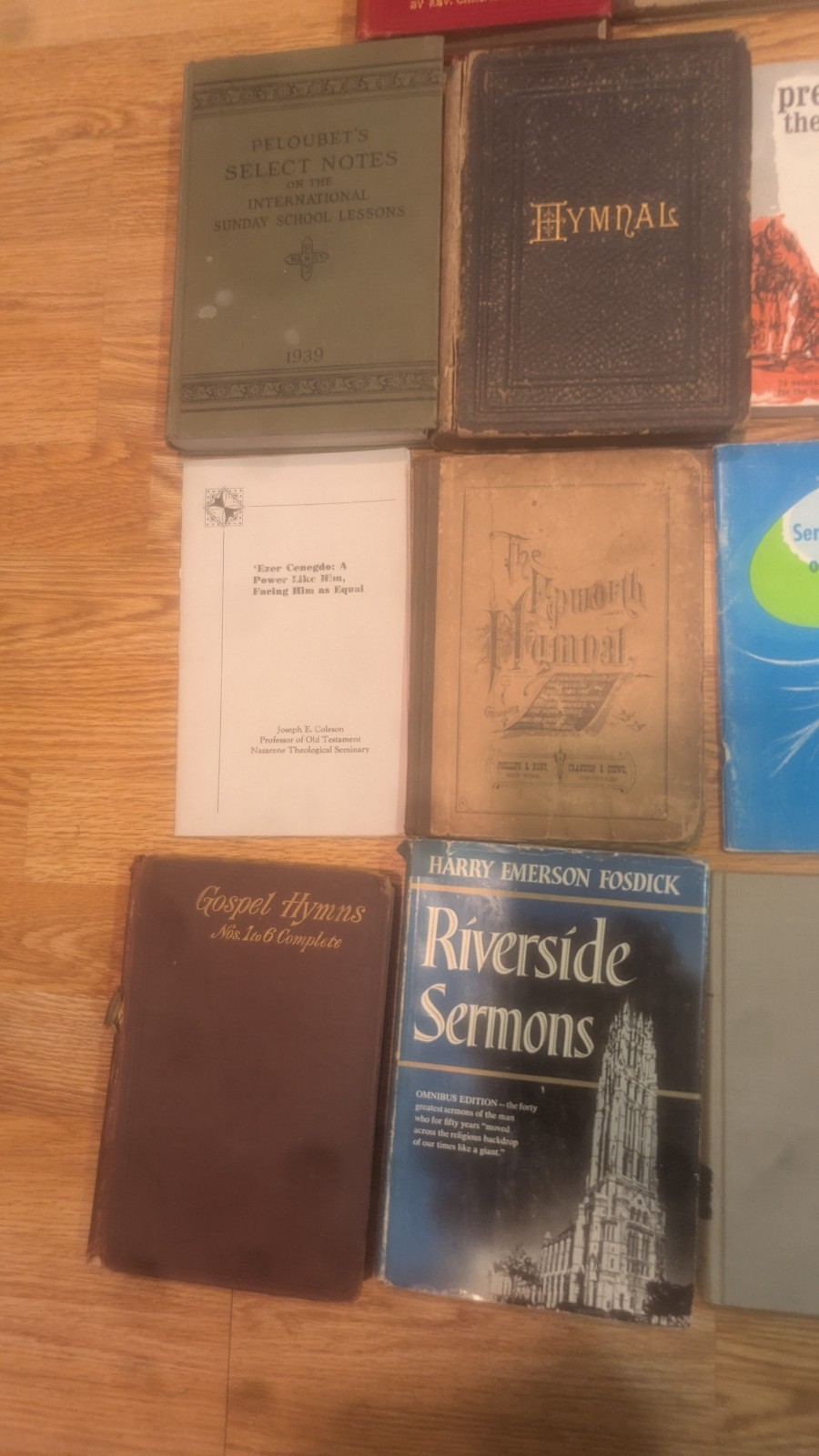 Vintage Lot 27 Christian Sermons Bible Study Commentary Hymnals Pastor&rsquo;s Library