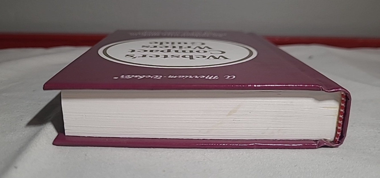 Webster&rsquo;s Compact Writers Guide – Hardcover 1987 Merriam-Webster