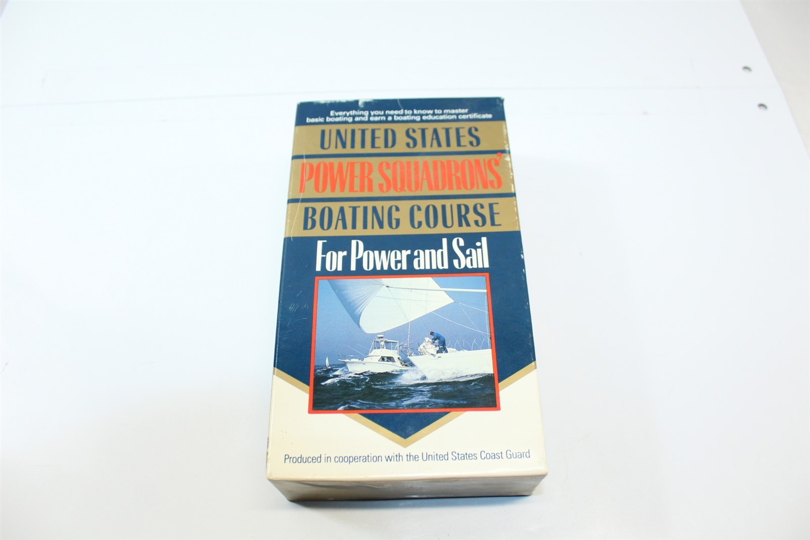 Vintage 1989 United States Power Squadron&rsquo;s Boating Course VHS & Paperback Book
