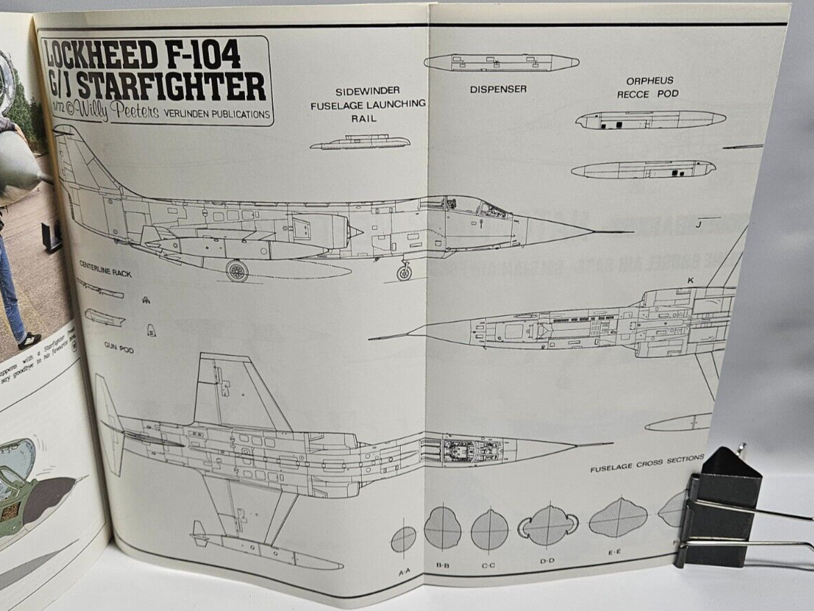 Lock ON Lockheed&rsquo;s: C/N F-104, G/J Starfighter, 1983 Verlinden Publications