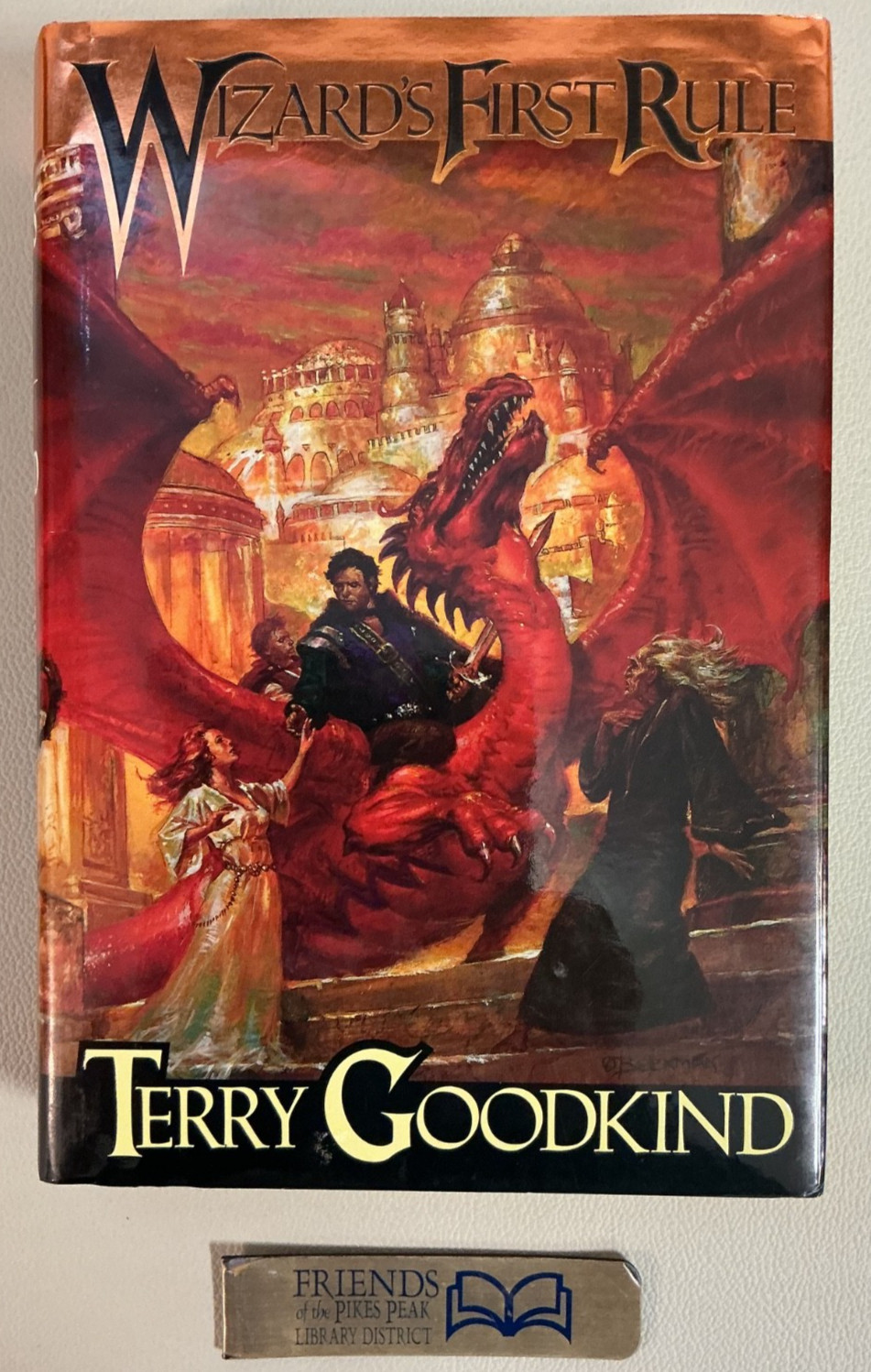WIZARD&rsquo;S FIRST RULE Terry Goodkind DEBUT NOVEL! 1st Ed/1st Print HCDJ Sept. 1994