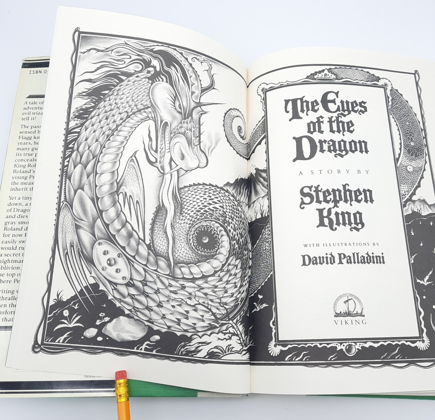 The Eyes of the Dragon by Stephen King – $18.95 Viking First Edition