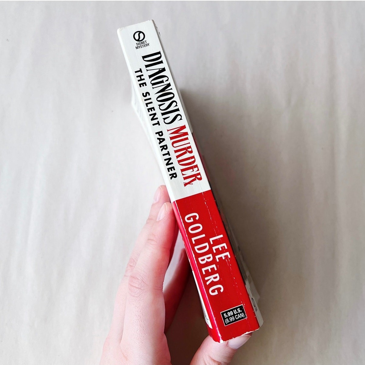 Diagnosis Murder The Silent Partner by Lee Goldberg Paperback 2003 Dick Van Dyke