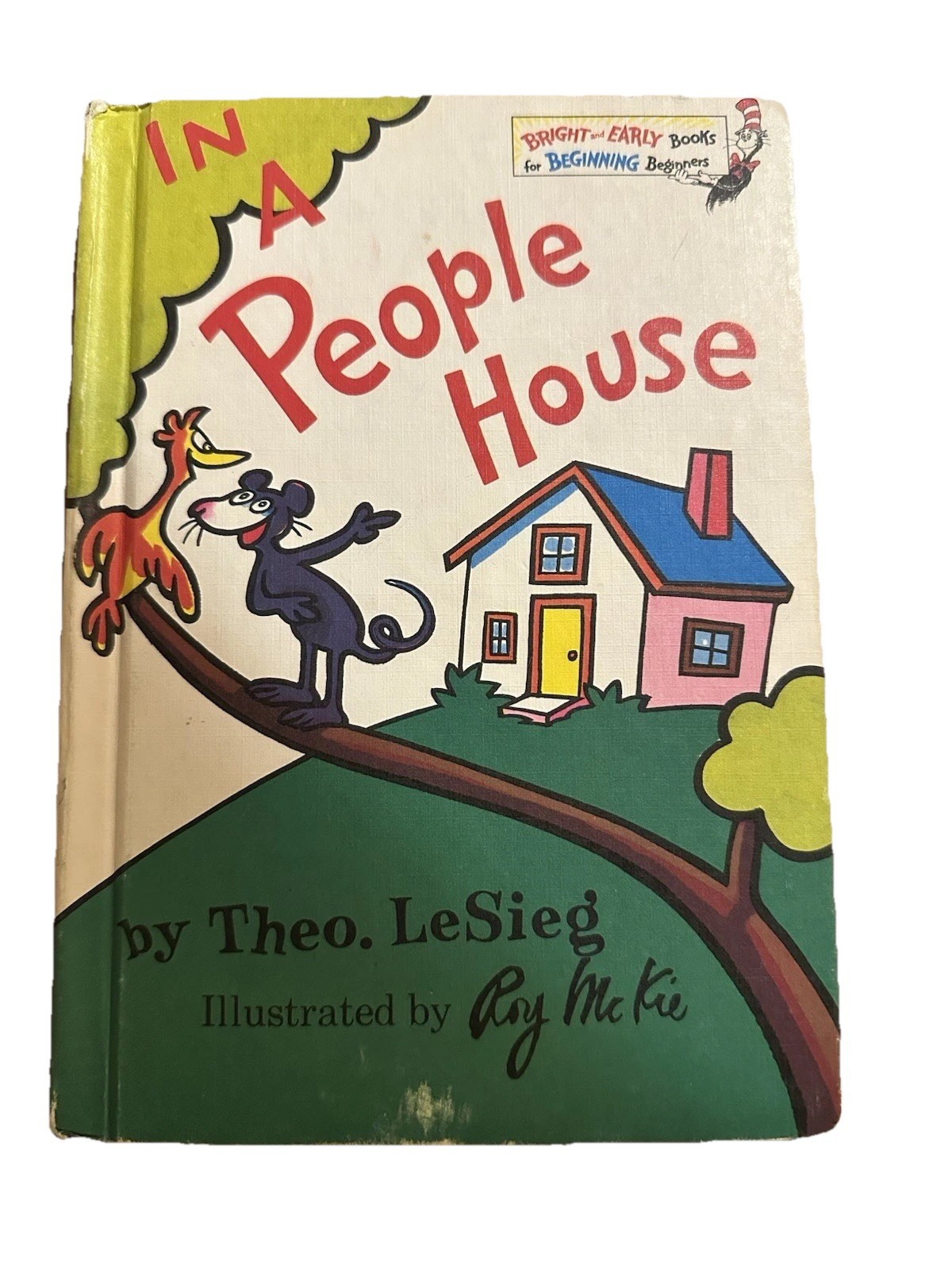 Dr Suess In A People House 1972 Hardcover Theo Lesieg Book Club Edition