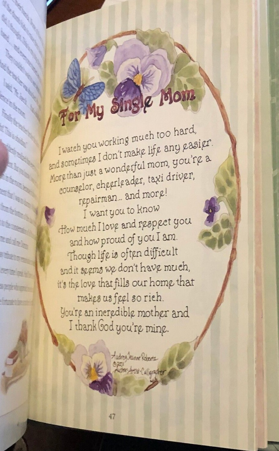 MOM, YOU&rsquo;VE BLESSED MY HEART by Audrey Jeanne Roberts – Stories & Tributes (1ST)