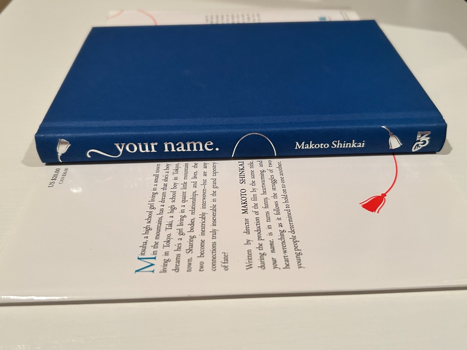 your name Light Novel – Yen On Hardcover By Makoto Shinkai NEW