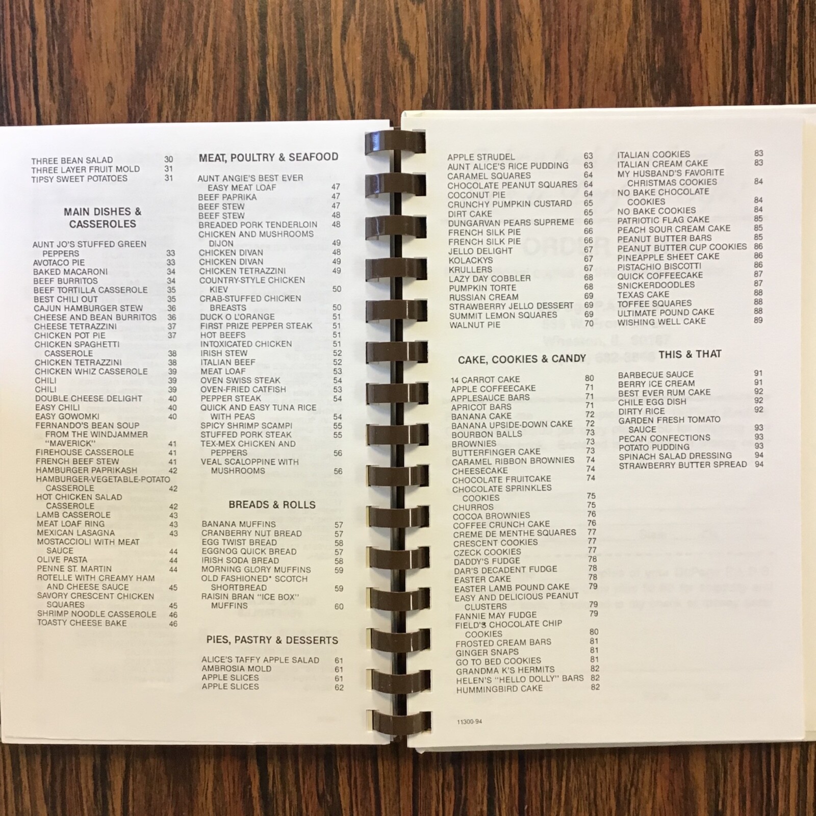 Wheaton Illinois DuPage County Community PADS 1994 Vtg Cookbook SEE index photos