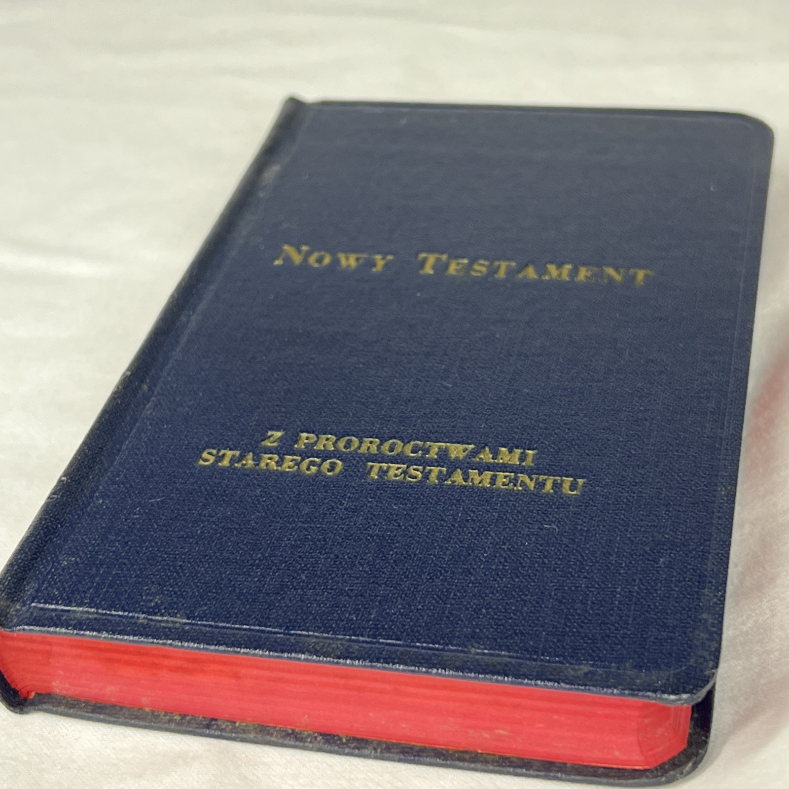 New Testament: Nowy Testament Polish Script Font Bible 6.25&Prime;x4&Prime; NOS
